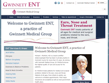 Tablet Screenshot of gwinnettent.com
